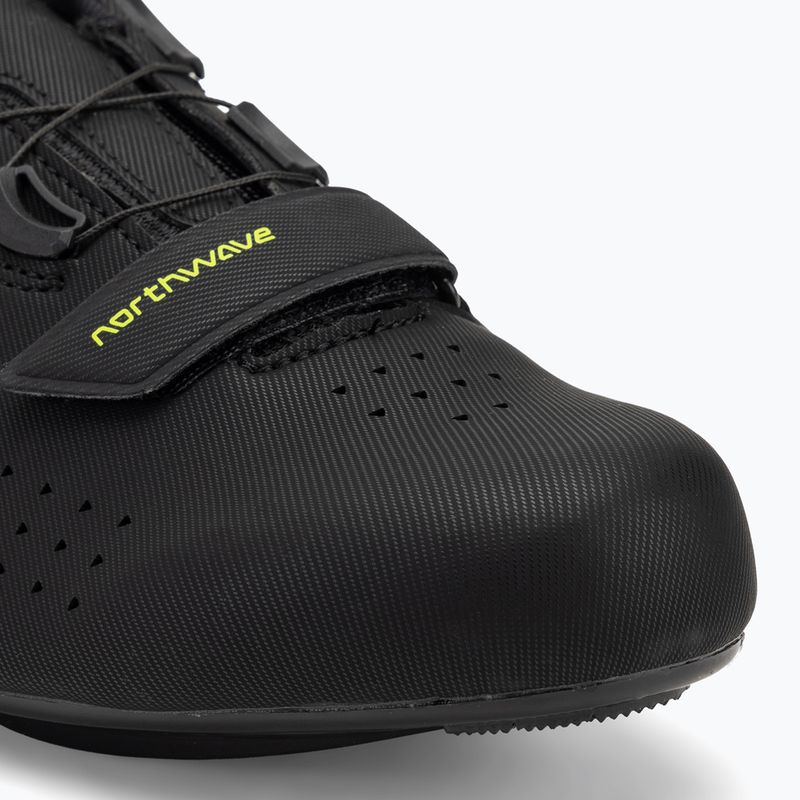 Мъжки обувки за шосе Northwave Core Plus 2 black/yellow fluo 7
