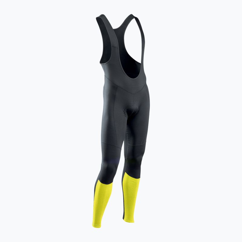 Мъжки панталони за колоездене Northwave Force 2 Bibtight MS black/yellow fluo