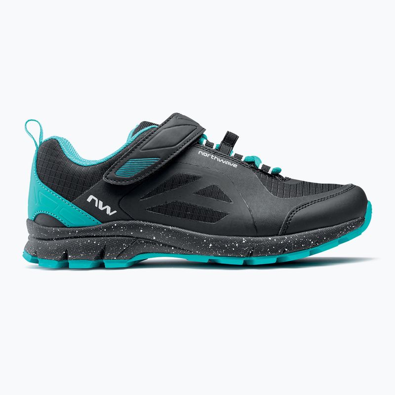 Дамски обувки за MTB колоездене Northwave Escape Evo black/turquoise 9