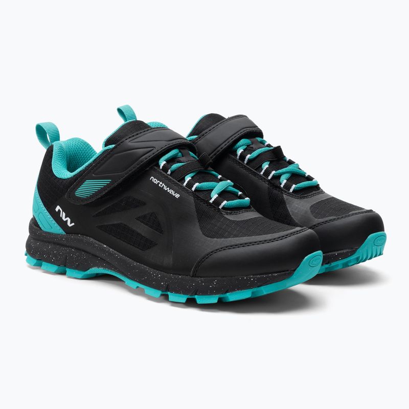 Дамски обувки за MTB колоездене Northwave Escape Evo black/turquoise 4