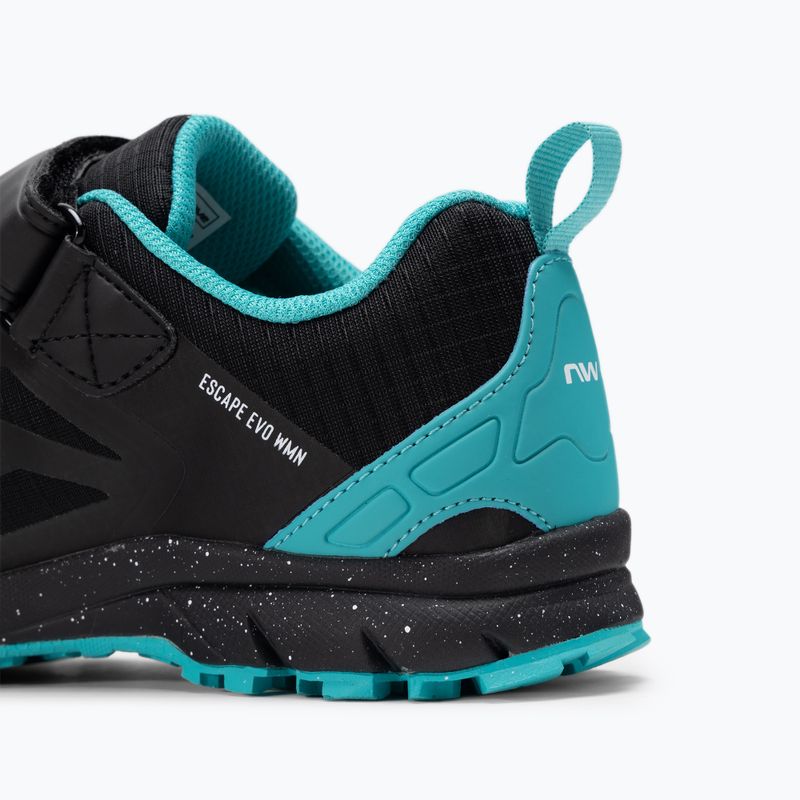 Дамски обувки за MTB колоездене Northwave Escape Evo black/turquoise 8