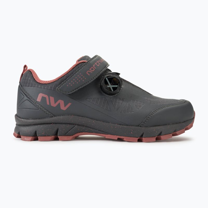 Дамски обувки за MTB колоездене Northwave Corsair dark grey/pink 2