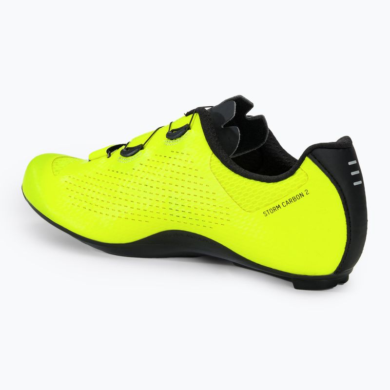 Мъжки обувки за шосейно колоездене Northwave Storm Carbon 2 yellow fluo/black 3