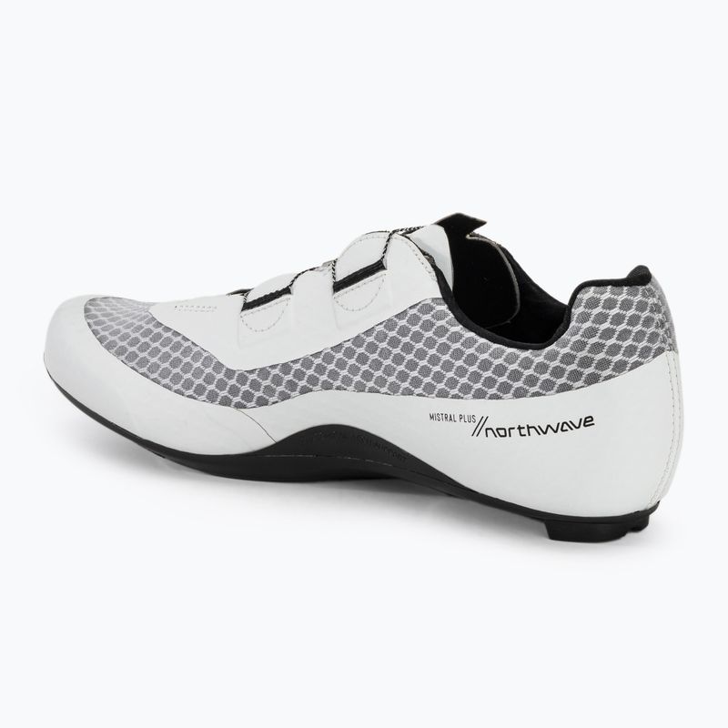 Мъжки обувки за шосейно колоездене Northwave Mistral Plus white/black 3