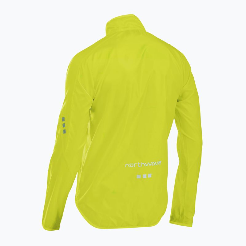 Мъжко яке за колоездене Northwave Vortex 2 yellow fluo 2