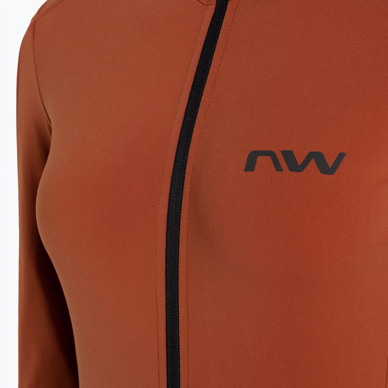 Дамско колоездачно трико Northwave Fahrenheit Jersey cinnamon 3