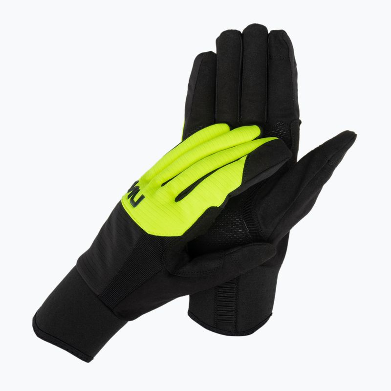 Мъжки ръкавици за колоездене Northwave Fast Gel black / yellow fluo