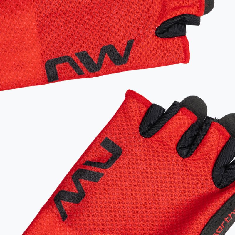 Мъжки ръкавици за колоездене Northwave Active Short Finger radiant red 4