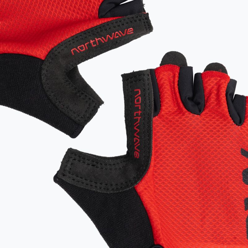 Мъжки ръкавици за колоездене Northwave Active Short Finger radiant red 5