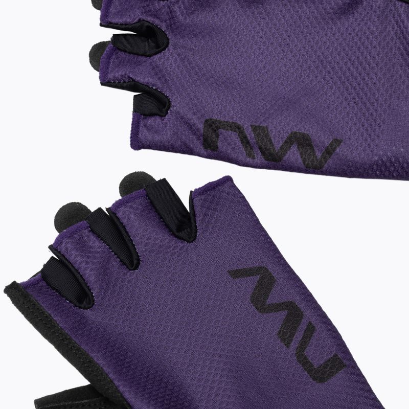 Дамски ръкавици за колоездене Northwave Active Short Finger dark purple 4