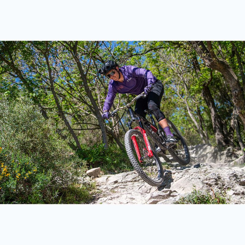 Мъжки велосипеден суитчър Northwave Edge 2 тъмно лилаво/оранжево 3