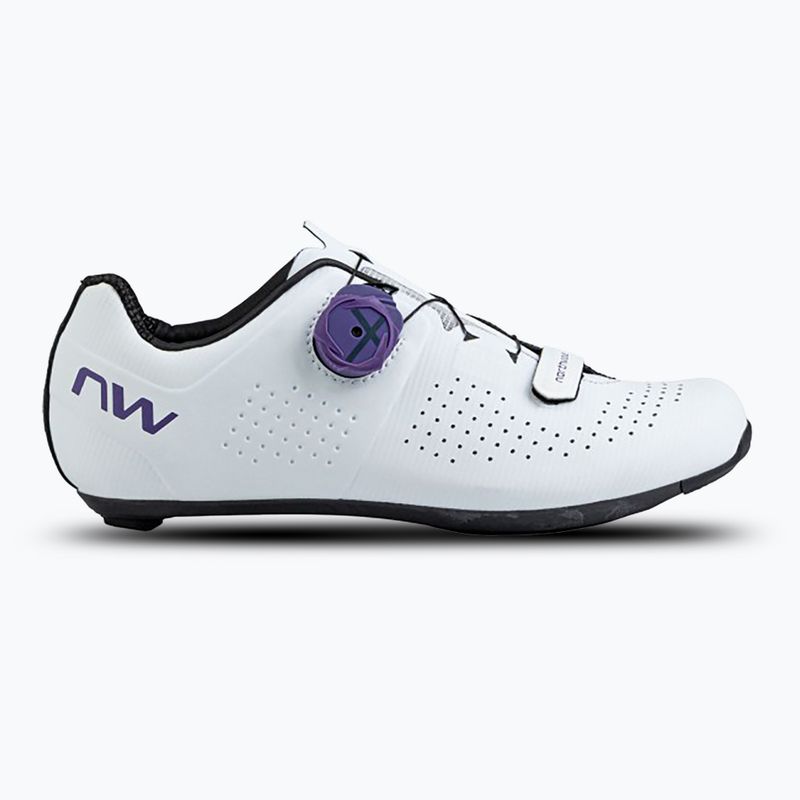 Дамски шосейни обувки Northwave Storm Carbon white/dark purple 8