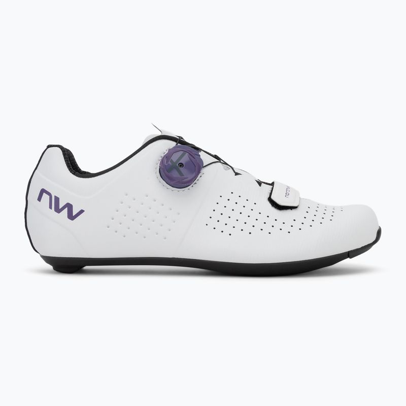 Дамски шосейни обувки Northwave Storm Carbon white/dark purple 3