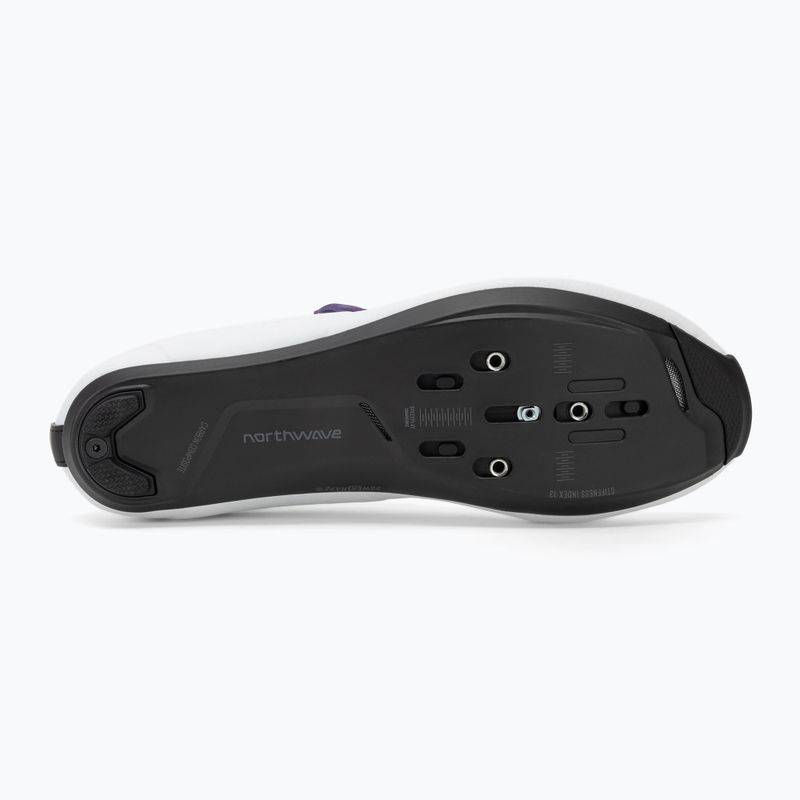 Дамски шосейни обувки Northwave Storm Carbon white/dark purple 4