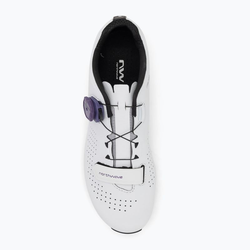 Дамски шосейни обувки Northwave Storm Carbon white/dark purple 5