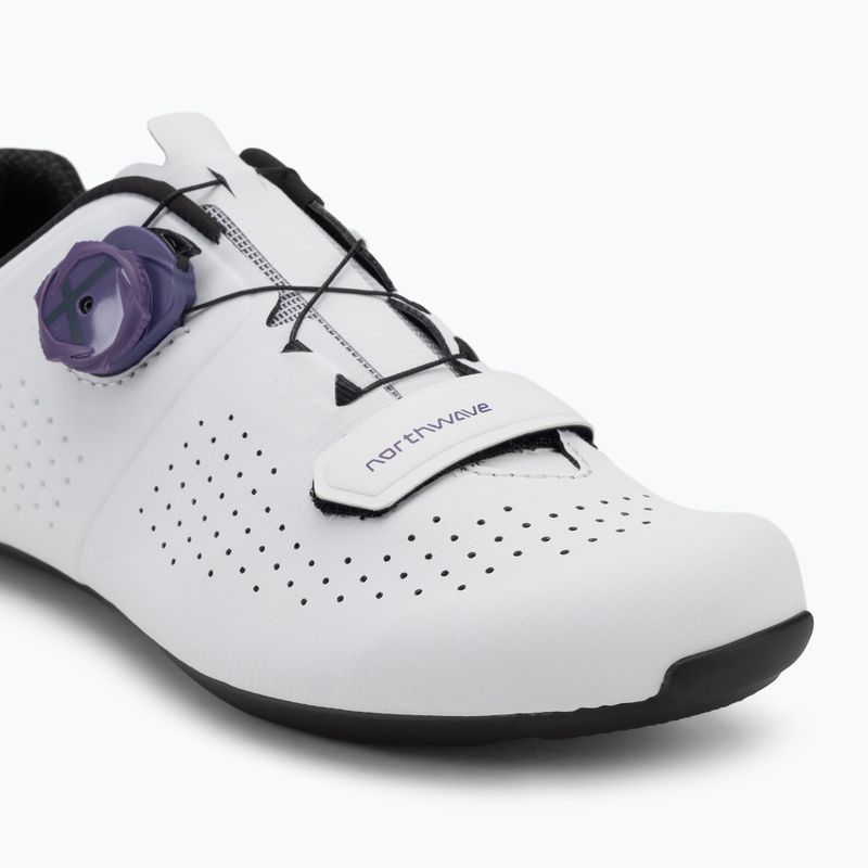 Дамски шосейни обувки Northwave Storm Carbon white/dark purple 7