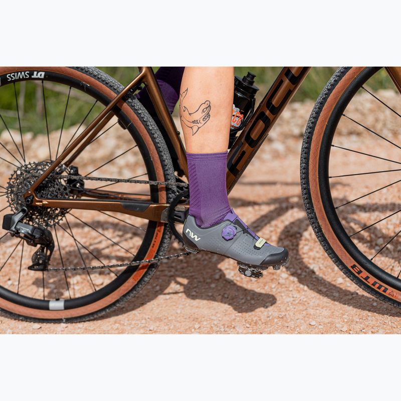Дамски обувки за MTB колоездене Northwave Razer dark grey/dark purple 5