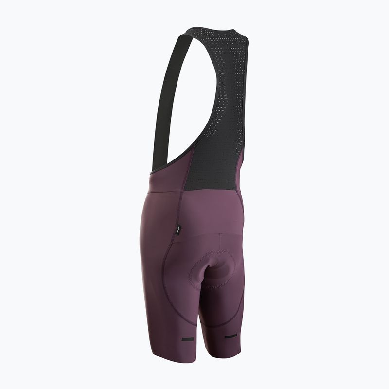 Мъжки колоездачни шорти Northwave Fast Bibshort grape wine 2