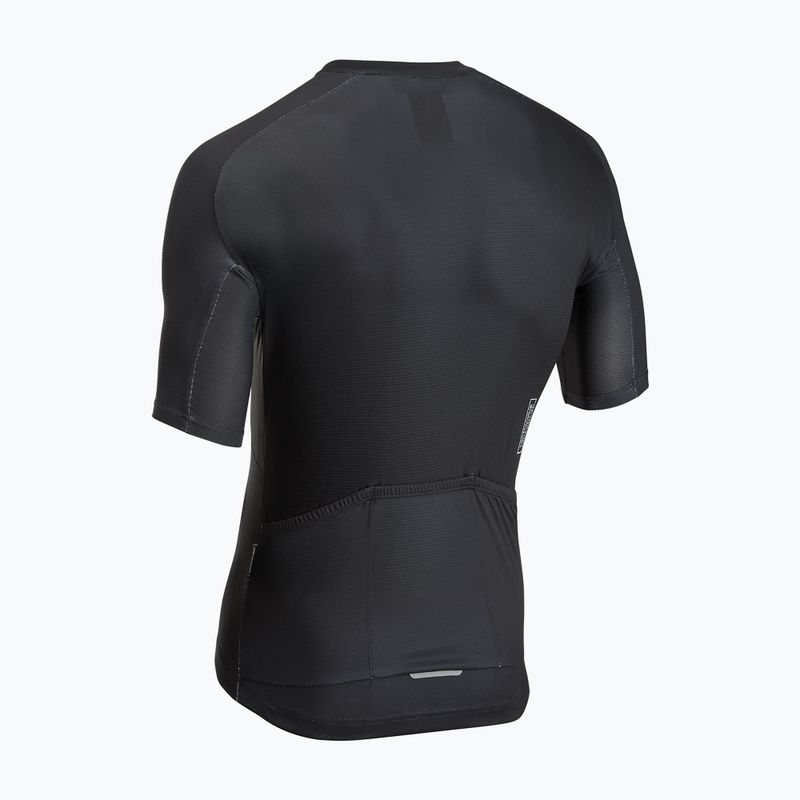 Мъжка тениска за колоездене Northwave Force Evo black/light grey 2