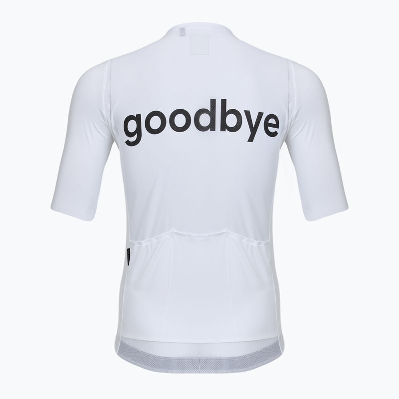 Мъжка тениска за колоездене Northwave Blade Hello Goodbye white 2