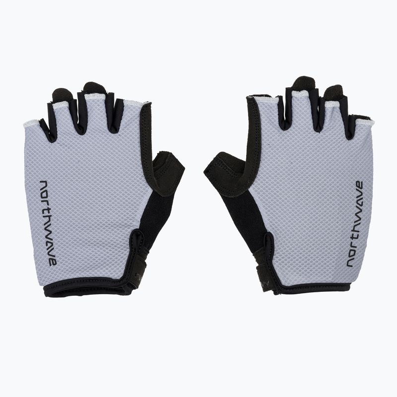 Мъжки велосипедни ръкавици Northwave Active Max Short Finger ice grey 2