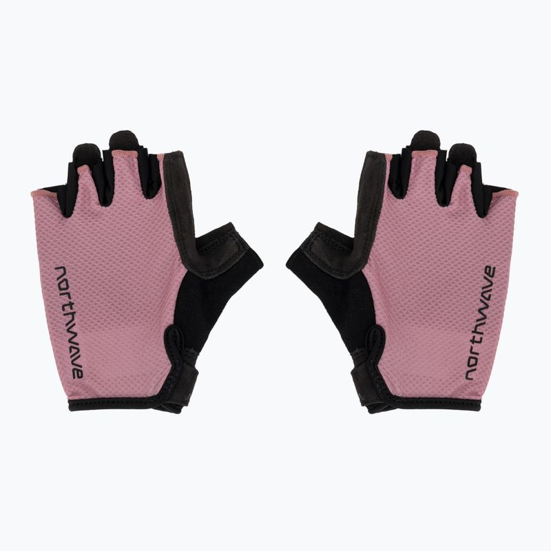 Дамски велосипедни ръкавици Northwave Active Max Short Finger dusty malva 2