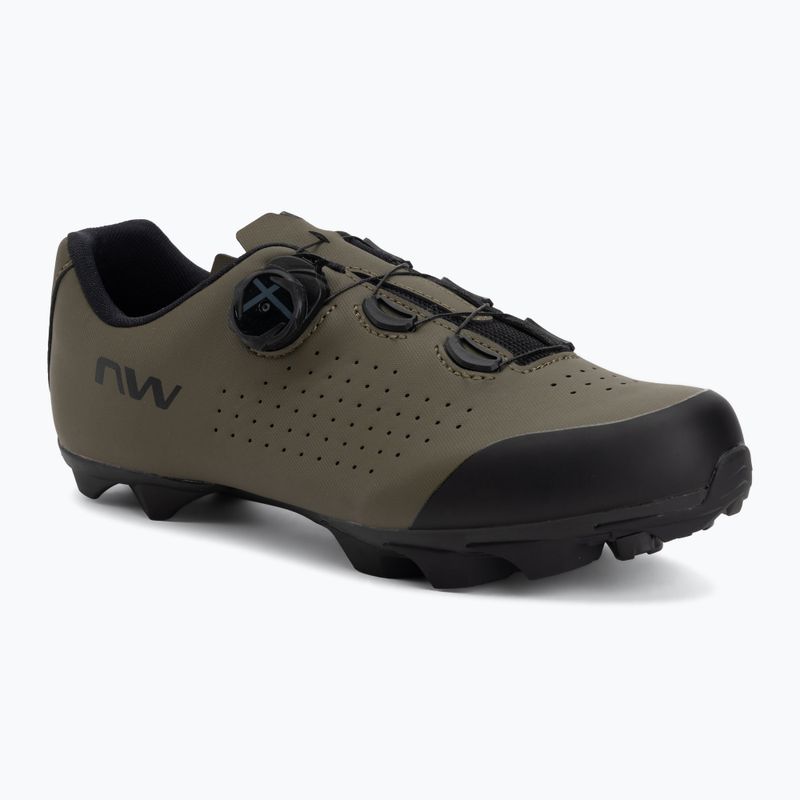 Мъжки обувки за МТВ колоездене Northwave Scorpius Plus green forest/black