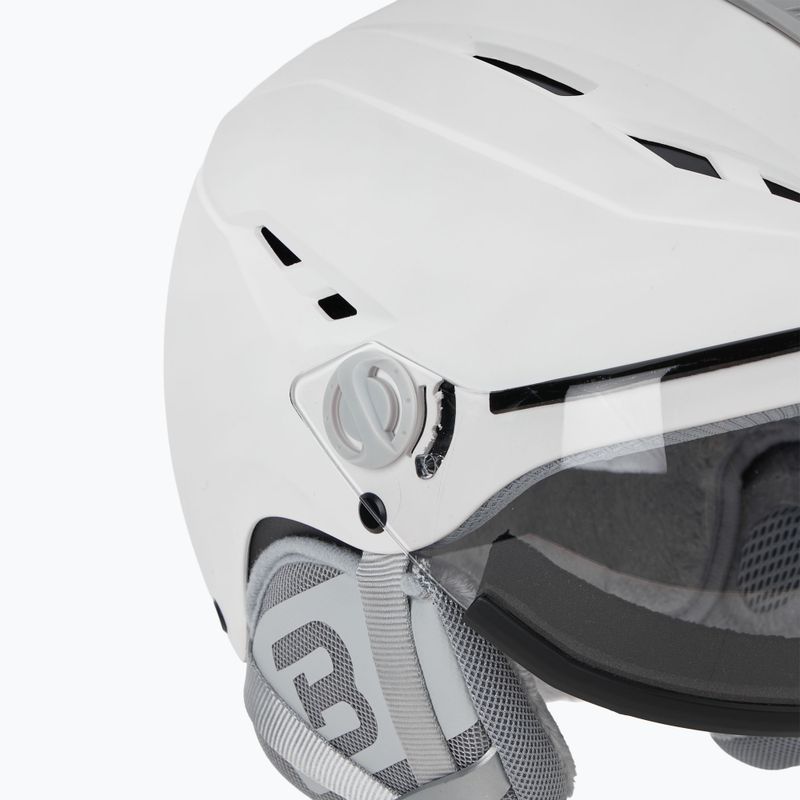Скиорска каска Briko Chione Visor Photo matt white 7