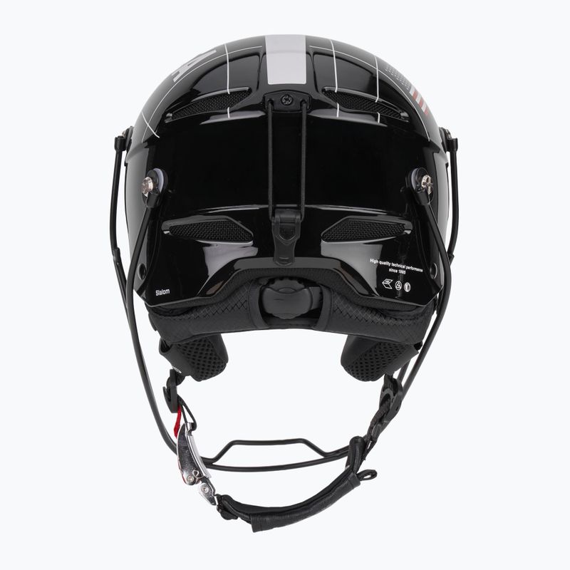 Скиорска каска Briko Slalom 2.0 USA shiny black/white/cardinal red 3