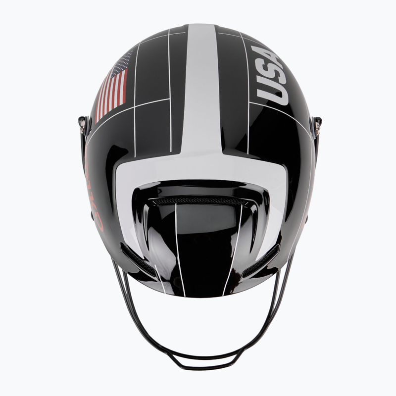 Скиорска каска Briko Slalom 2.0 USA shiny black/white/cardinal red 6