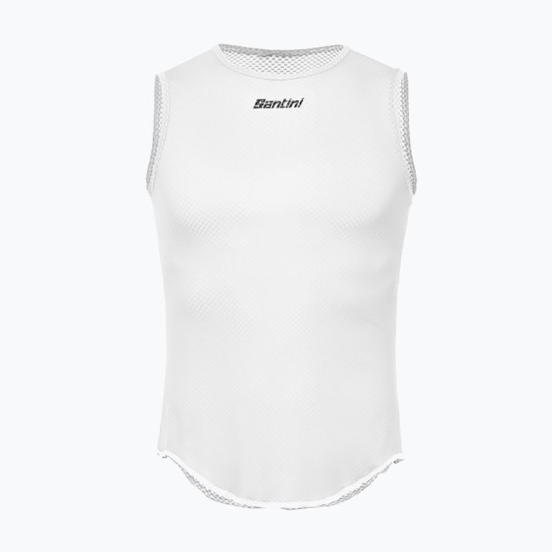 Мъжки потник за колездене Santini Baselayer без ръкави Lieve white BM002GLLLIEVEBIXS 4