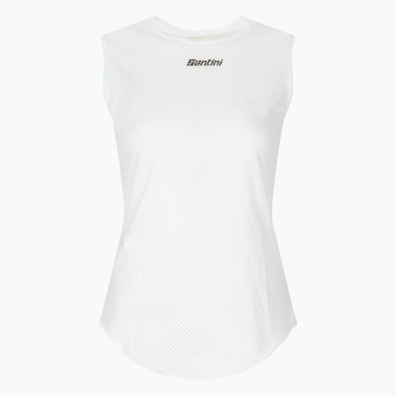 Мъжки потник за колездене Santini Baselayer без ръкави Lieve white BM002GLLLIEVEBIXS