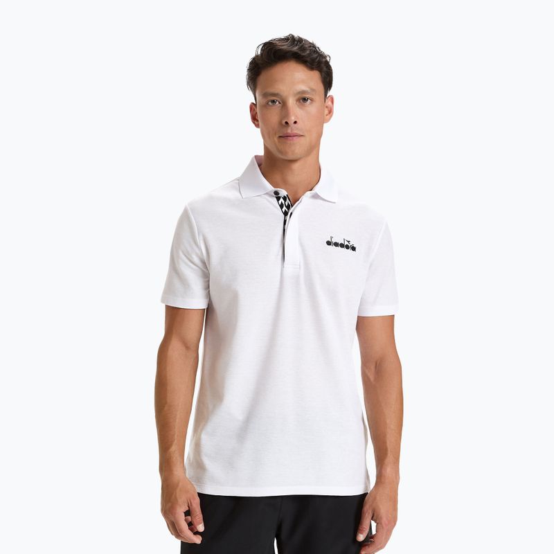 Мъжка тенис поло тениска Diadora Statement white 102.176856 2