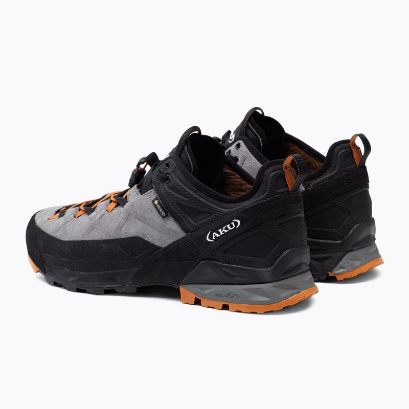 AKU Rock DFS GTX сиви/оранжеви мъжки туристически обувки 3