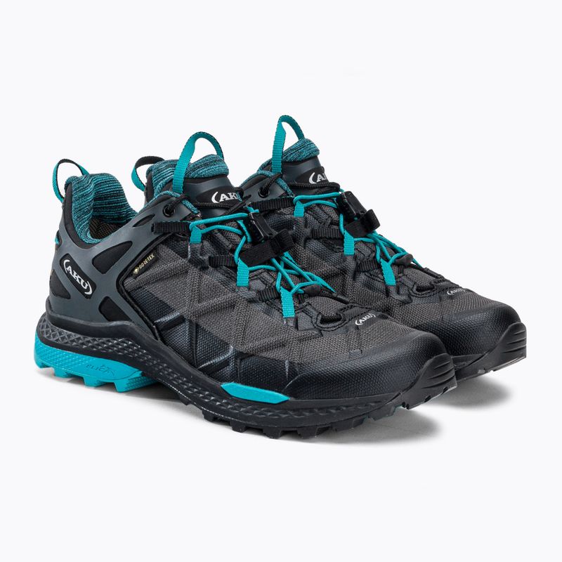 AKU дамски ботуши за трекинг Rocket DFS GTX black/turquoise 5