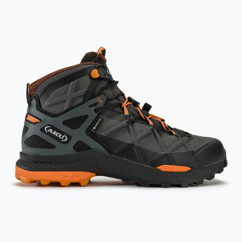 Мъжки туристически обувки AKU Rocket Mid DFS GTX black/orange 2