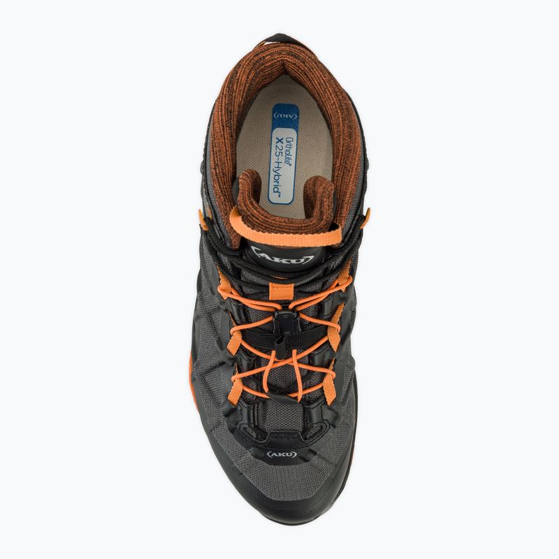 Мъжки туристически обувки AKU Rocket Mid DFS GTX black/orange 5