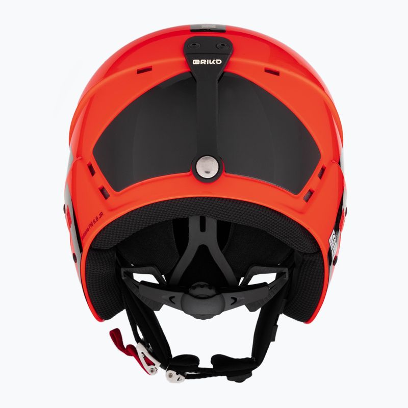 Детска ски каска Briko Vulcano FIS 6.8 JR shiny orange/black 3