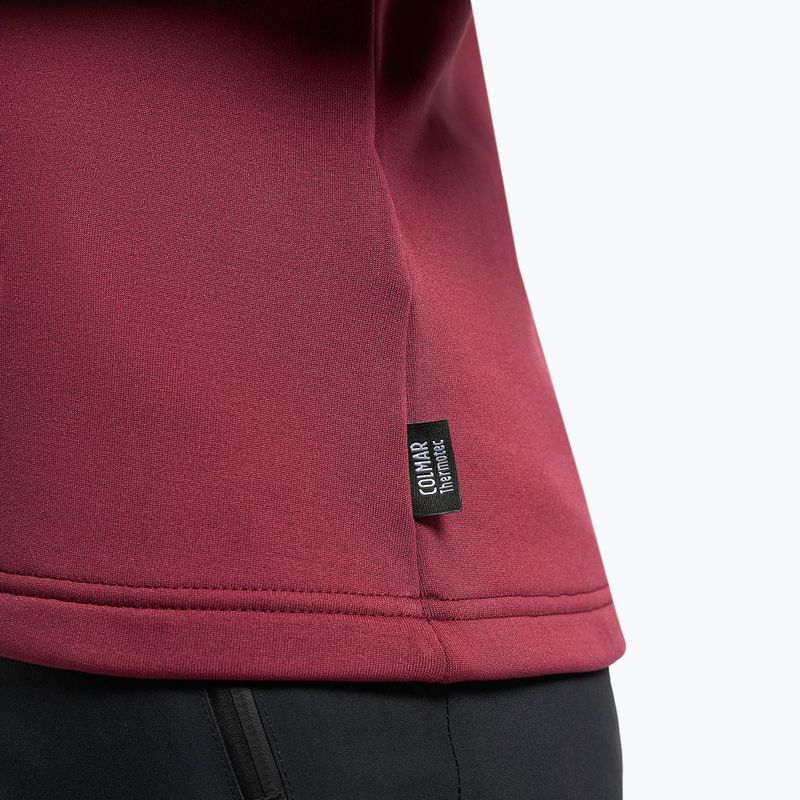 Дамски поларен суитшърт Colmar цвят бордо 9334-5WU 6