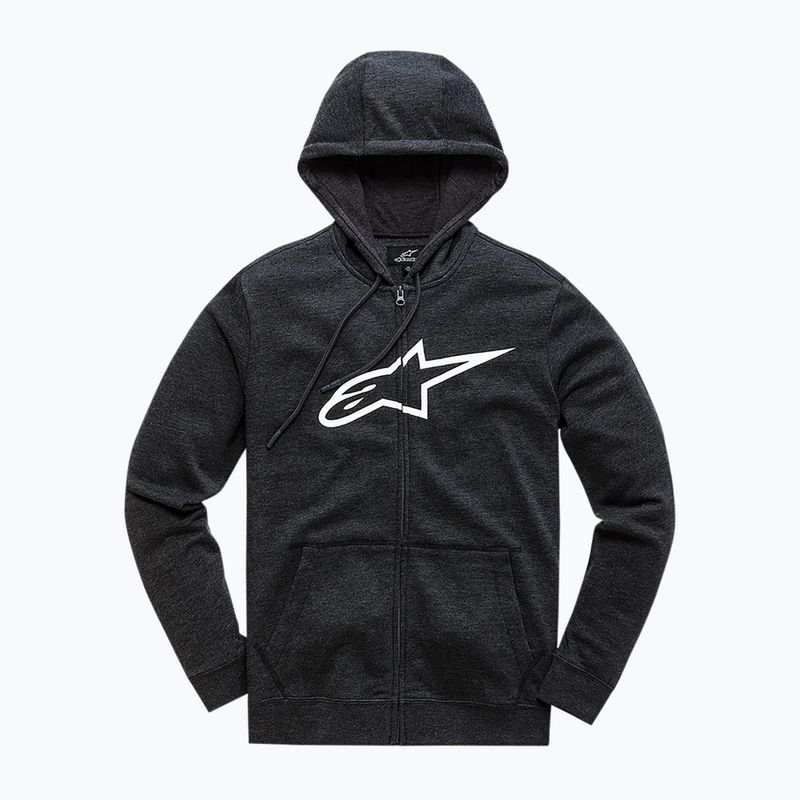 Мъжки суитшърт Alpinestars Ageless II Zip Hoodie black/white