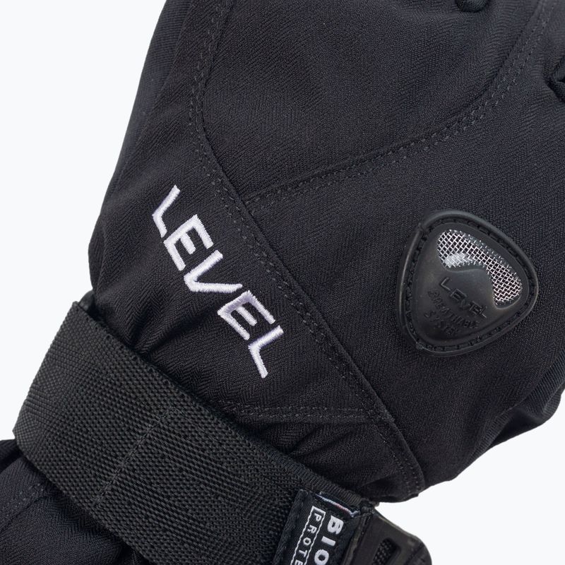 Детски ръкавици за сноуборд Level Fly черни 4001JG.01 4