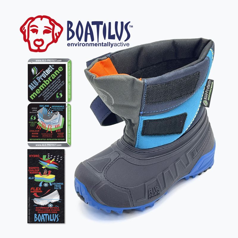 Детски ботуши за сняг Boatilus Hybrid Sport 2 Velcro cobalt 8