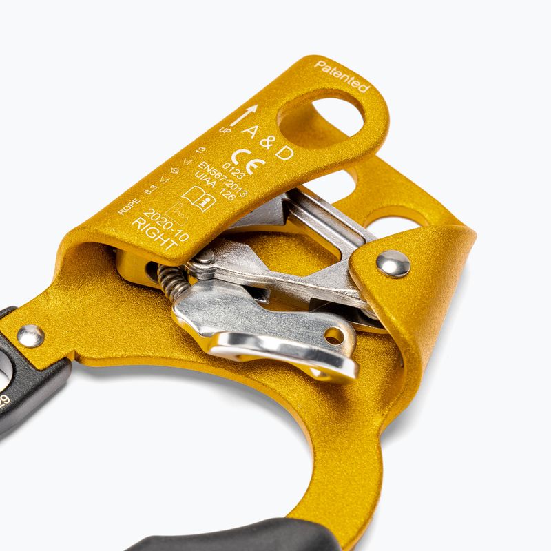 Скоба за катерене Grivel A&D Ascender Descender Right yellow RTADR 3