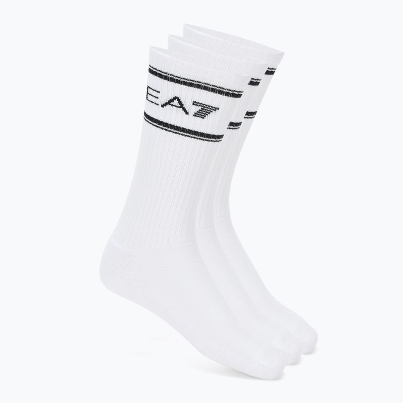 Чорапи EA7 Emporio Armani Train Socks Sponge 3 чифта white / white / white