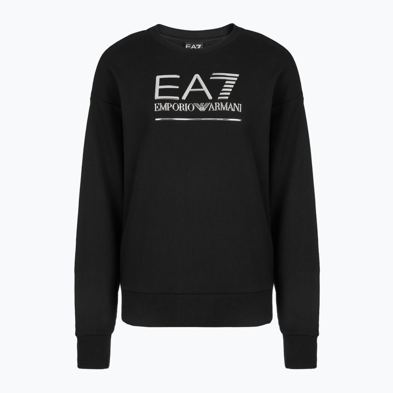 Мъжки суитшърт EA7 Emporio Armani Train Visibility black / silver