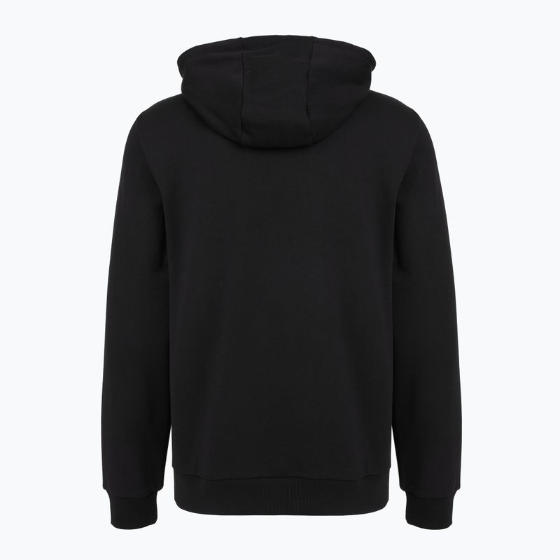 Мъжки суитшърт EA7 Emporio Armani Train Logo Series Big Logo Hoodie black 2