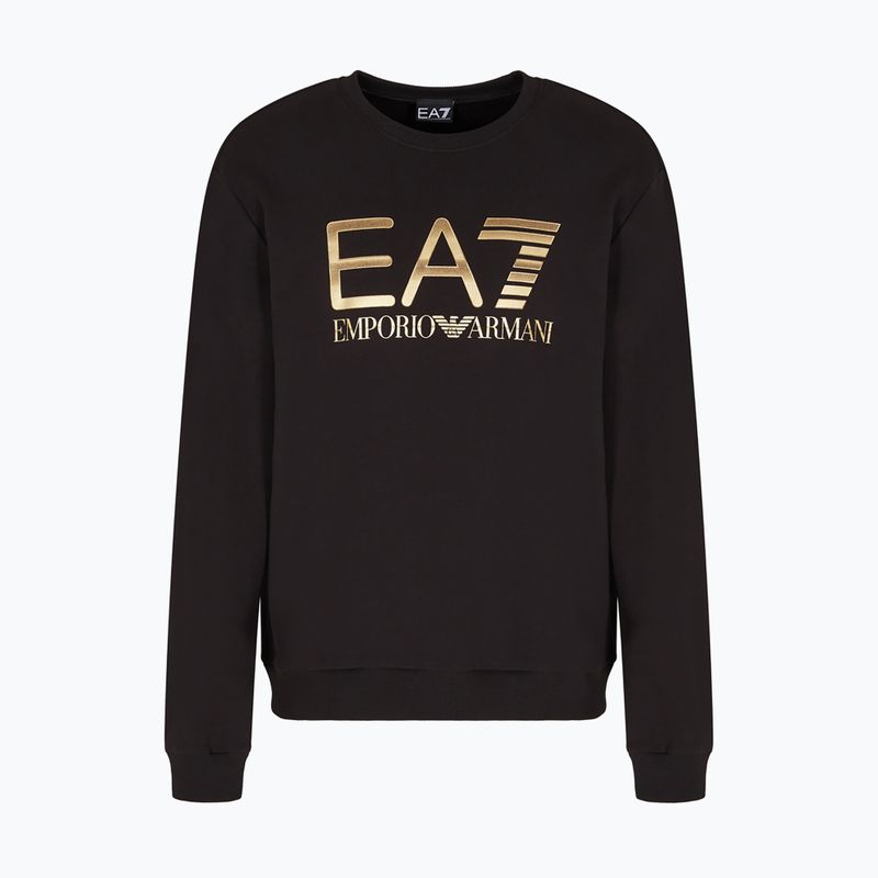 Мъжки суитшърт EA7 Emporio Armani Train Logo Series T-Top Big Logo black