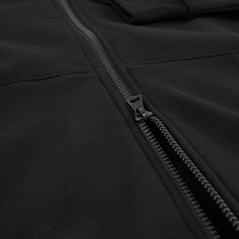 Мъжки суитшърт Emporio Armani EA7 Train Logo Series Extended Logo Hoodie Fz black / white 6