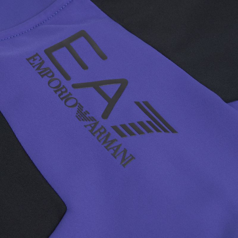 Мъжки суитшърт EA7 Emporio Armani Ski Kitzbuhel Power Stretch Colorblock T-Top Fz clematis blue 3