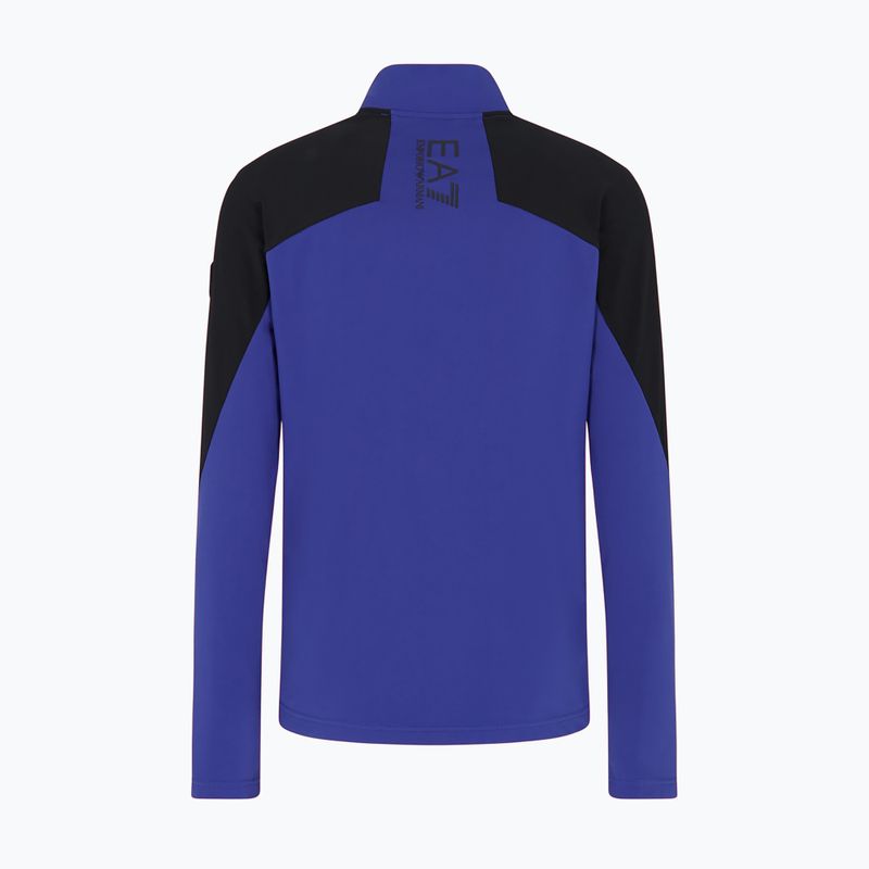 Мъжки суитшърт EA7 Emporio Armani Ski Kitzbuhel Power Stretch Colorblock T-Top Fz clematis blue 2
